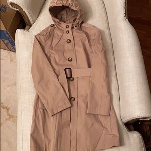 Michael Kors Trench Coat with Hood
